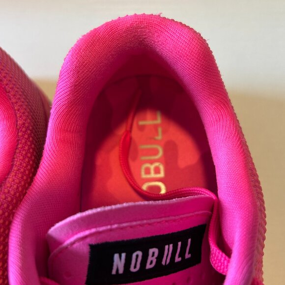 NOBULL Training Shoes Women 9.5, Men 8, Pink Camouflage Crosstrainer Workout - Picture 10 of 13